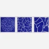 Art*Maharishi Ye-105, 106 U0026 107 Triptych Blue