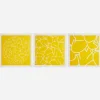 Art*Maharishi Ye-90, 91 U0026 92 Triptych Yellow